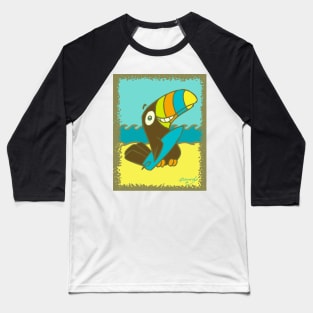 Surfin' Toucan! Baseball T-Shirt